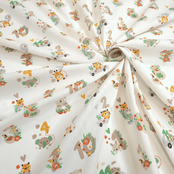 Tissu coton - GRANCHIETTI H 140 cm