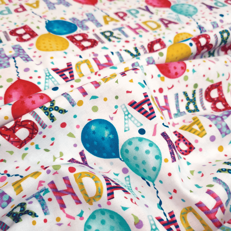 Cotone Americano H 110 cm - HAPPY BIRTHDAY