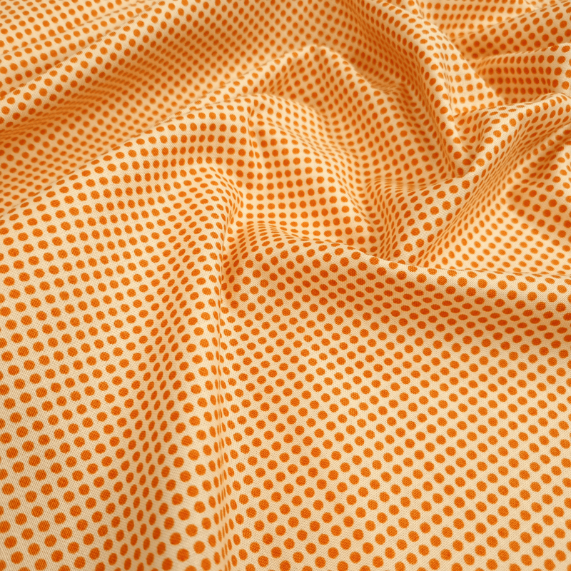 Cotone Americano H 110 cm - MINI POIS ARANCIO