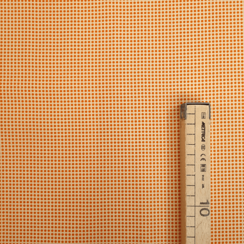 Cotone Americano H 110 cm - MINI POIS ARANCIO