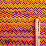 Cotone Americano H 110 cm - ZIG ZAG ARANCIO