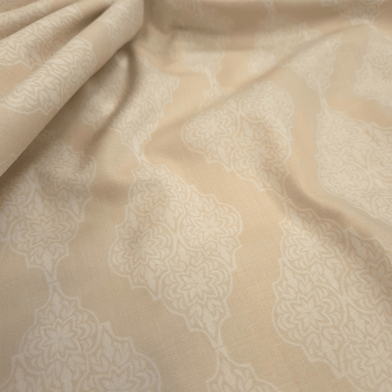 Cotone Americano H 110 cm - DAMASCATO BEIGE