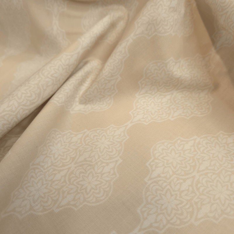 Cotone Americano H 110 cm - DAMASCATO BEIGE