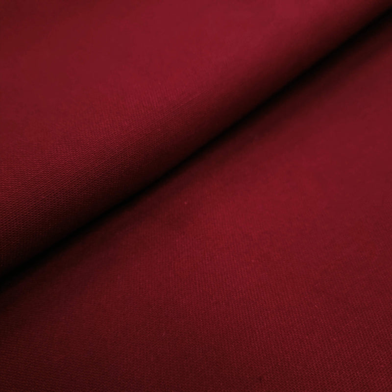 Tissu Gabardine H 150 cm - BORDEAUX