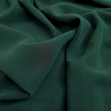 Tissu Georgette H 145 cm - VERT BOUTEILLE