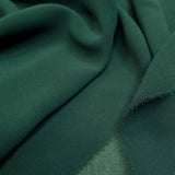 Tissu Georgette H 145 cm - VERT BOUTEILLE