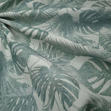 Tissu d'ameublement Jacquard H 280 cm - FEUILLES VERT SAUGE