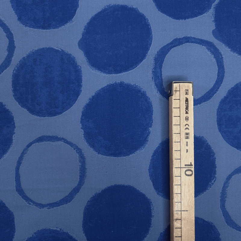 Cotone Americano H 110 cm - CERCHI BLU