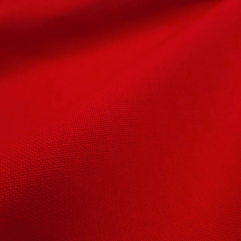 Cotone Fondo Panama H 280 cm - TINTA UNITA ROSSO