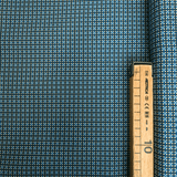 Cotone Americano H 110 cm - MICRO QUADRETTI BLU