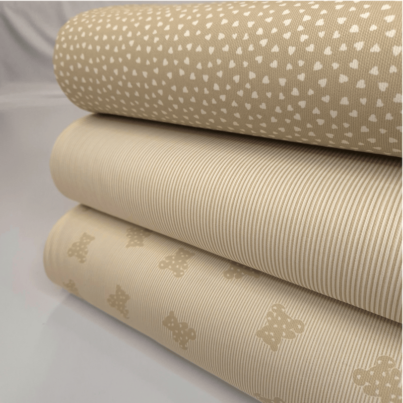 Piquet di Cotone H 150 cm - COORDINATO BEIGE