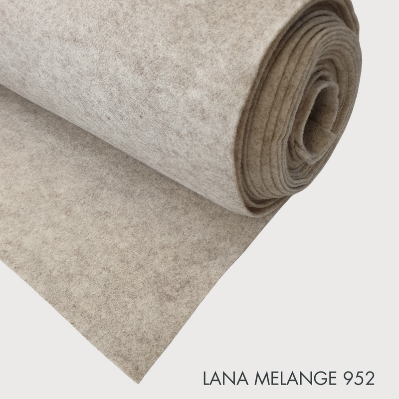 Feltro Lana H 150 cm - TONALITA' BIANCO/BEIGE