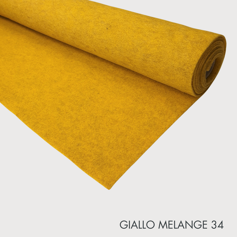 Feltro Lana H 150 cm - TONALITA' GIALLO/ARANCIO