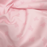 Piquet di Cotone H 150 cm - COORDINATO ROSA BABY