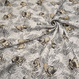 Tissu d'ameublement jacquard H 140 cm - CARLIN ET FEUILLES