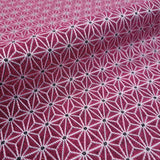 Jacquard-Möbelstoff H 140 cm – FUCHSIA HEXAGON STAR