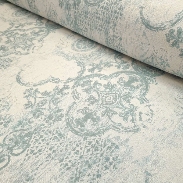 Tessuto Arredo Jacquard H 140 cm - DAMASCATO CARTA DA ZUCCHERO CHIARO