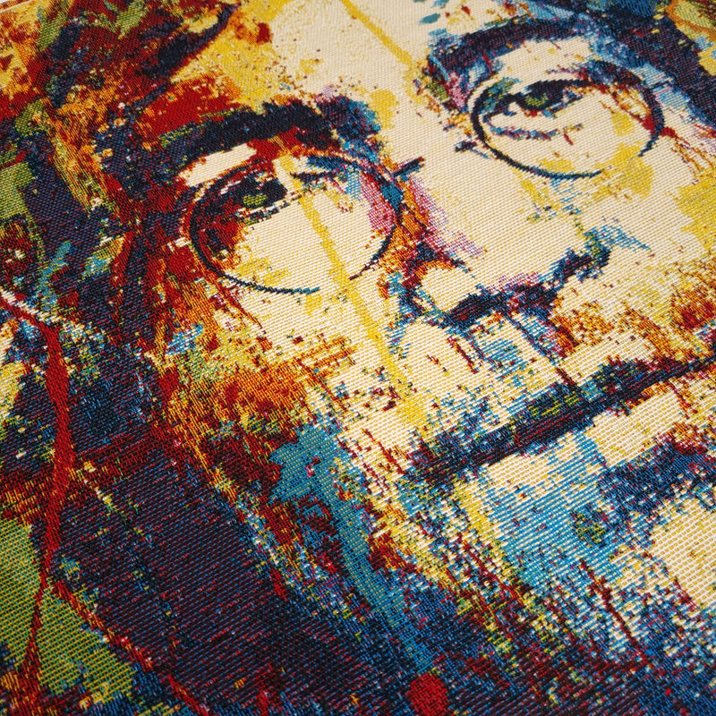 Pannello Gobelin tinto in filo 47 x 47 cm - JOHN LENNON – Capovilla Shop