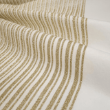 Pannolenci H 155 cm - LATTE RIGHE GLITTER ORO