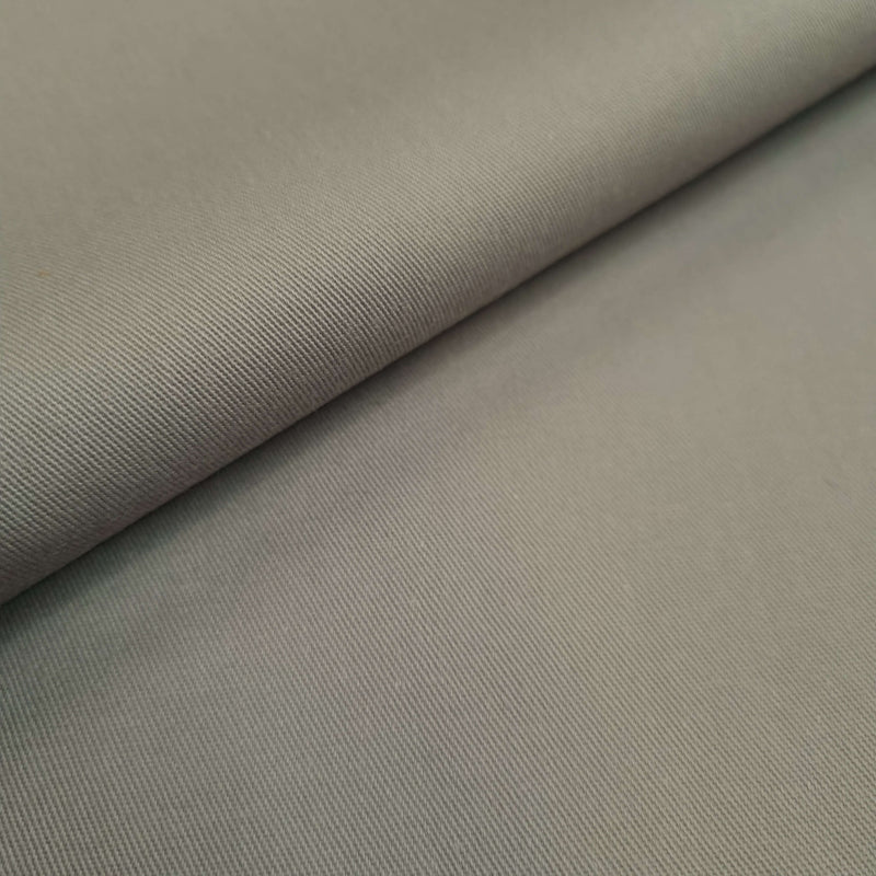 Tissu Gabardine H 150 cm - GRIS