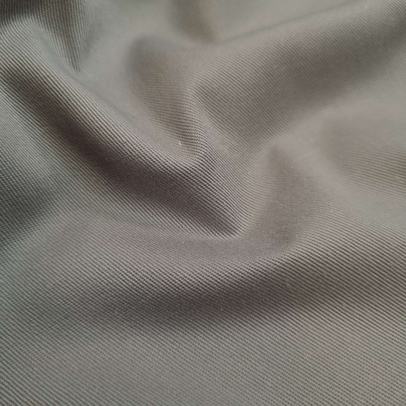 Tissu Gabardine H 150 cm - GRIS