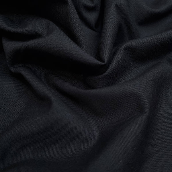 Gabardinestoff H 150 cm - SCHWARZ