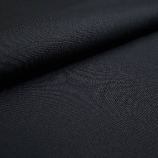 Gabardinestoff H 150 cm - SCHWARZ