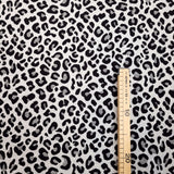 Jacquard-Möbelstoff H 140 cm – SCHWARZER LEOPARD