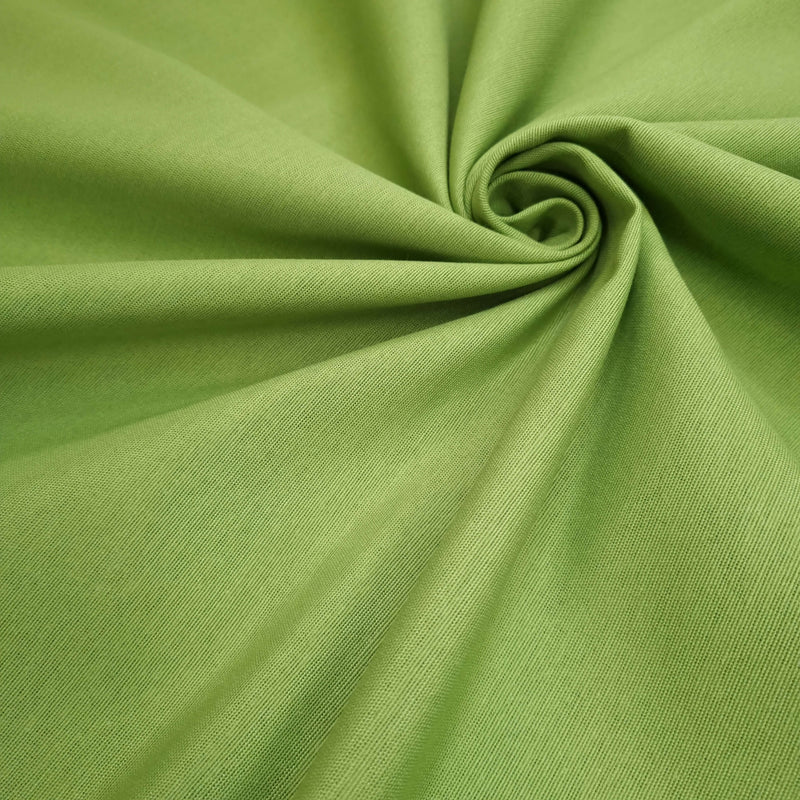 Tissu Mélange Coton H 280 cm - VERT KIWI