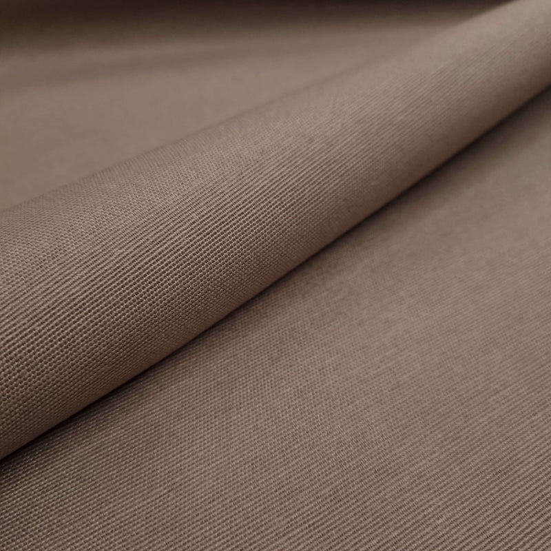 Tissu mélangé coton H 280 cm - TABAC