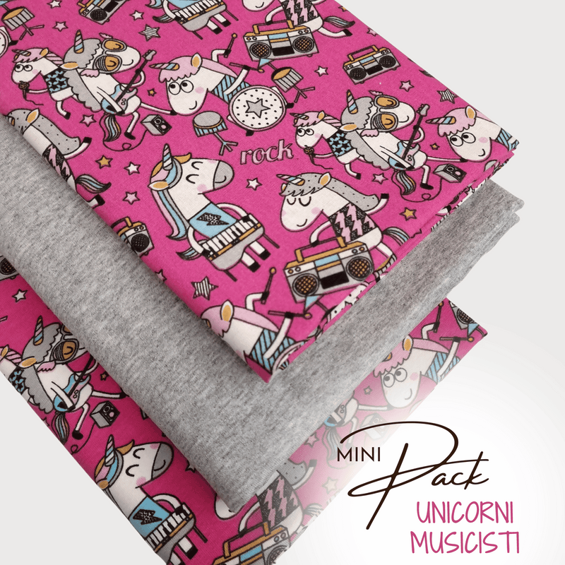 MINI PACK UNICORNI MUSICISTI - 3 pezzi