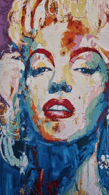 Panneau Gobelin teint en fil 120 x 70 cm - MARILYN MONROE