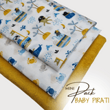 MINI PACK BABY PIRATI - 3 pezzi 70x100 cm