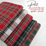 PACK SCOZZESE QUADRI PICCOLI - 5 pezzi 80 x 105 cm