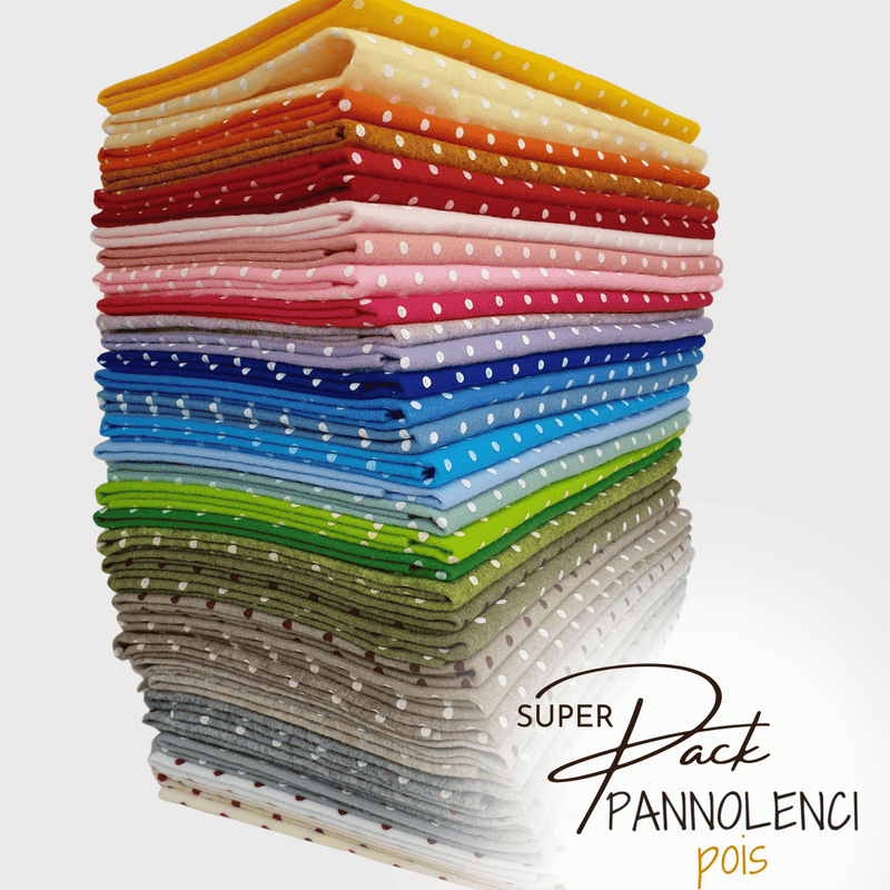 SUPERPACK PANNOLENCI POIS - 33 pezzi 45 x 45 cm