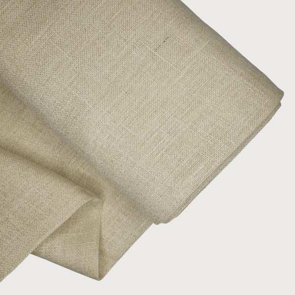 Jute H 125 cm - CREME mit LUREX