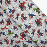 Impression numérique Enfant en coton - AVENGERS - coupe minimum ou multiples de 25 x 150 cm