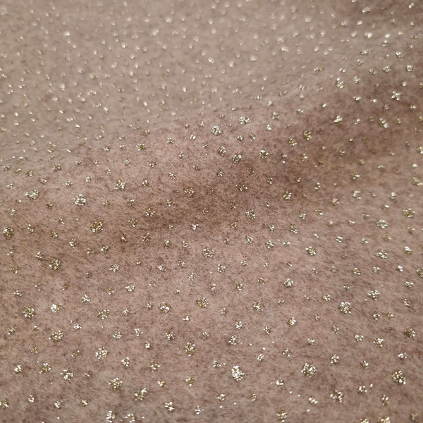 Pannolenci H 155 cm - CAMMELLO CRISTALLI GLITTER ORO