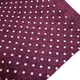 Bedruckte Pannolenci H 180 cm – PFLAUME/WEIß POLKA DOT