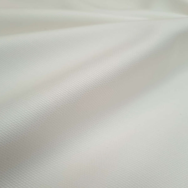 Piquet de coton H 150 cm - COULEUR UNIE BLANC BLANC