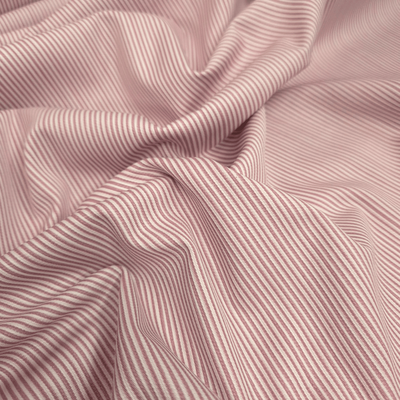 Piquet di Cotone H 150 cm - COORDINATO ROSA ANTICO