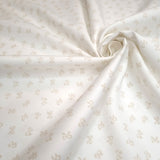 Piquet de coton H 150 cm - BLANC FLOCONS BLANCS