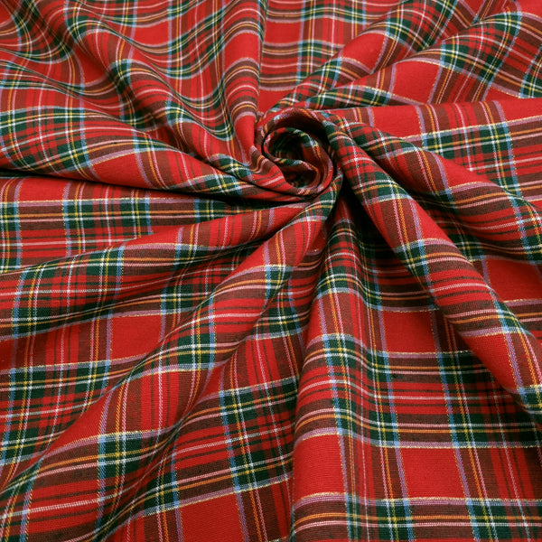 Tessuto Pile tartan Scozzese 