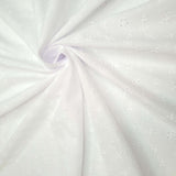 Pizzo Sangallo Bianco H 150 cm - FIORI