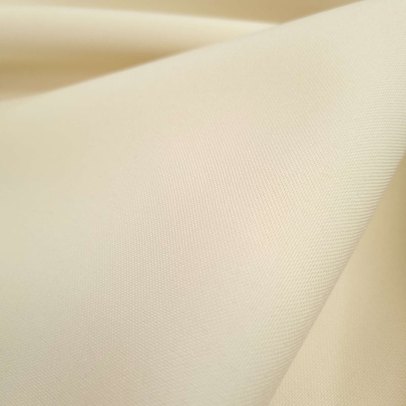 Tissu polyester H 150 cm - CRÈME