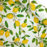 Tessuto no stiro H 160 cm - LIMONI E FIORI