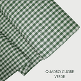 Collezione "Riga, quadretto e unito" H 180 cm - VERDE