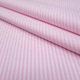 Baumwoll-POPELINE-Stoff H 150 cm – ROSA STREIFEN