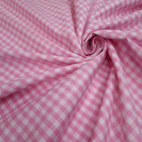 Baumwoll-POPELINE-Stoff H 150 cm – ROSA KARO