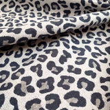 Jacquard-Möbelstoff H 140 cm – LEOPARD DENIM